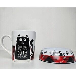 Cat and me matching mug